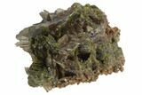 Axinite & Epidote Crystal Cluster - Peru #99666-1